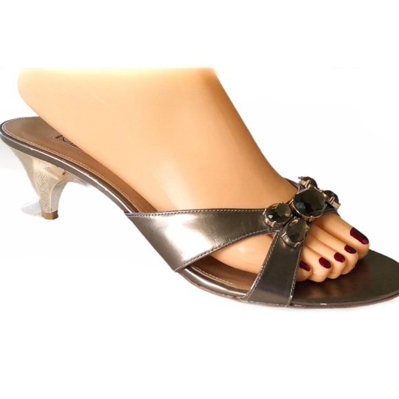 Via Spiga Shoes - Via Spiga Jeweled Slide Sandals